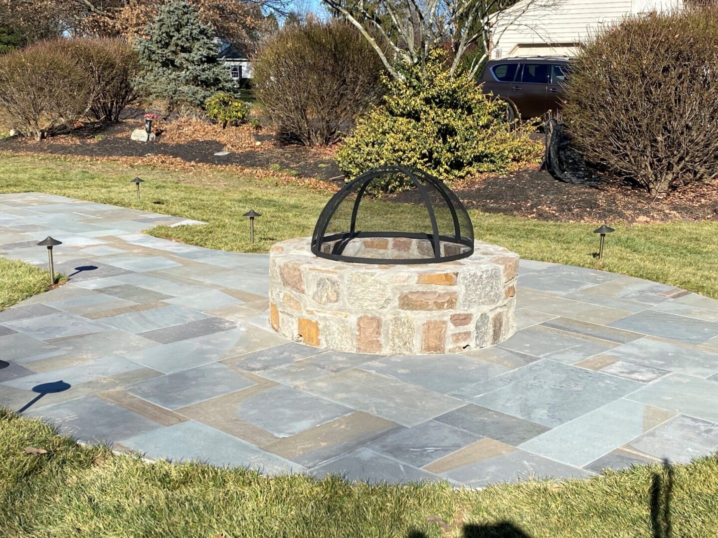 Covered Fire Pit, Circular Structure